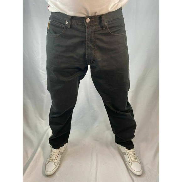 Armani Jeans Black Dark Wash Straight Leg Lightwei